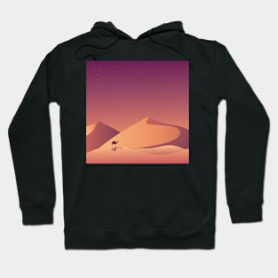 Desert Camels Dunes I Travel Hoodie